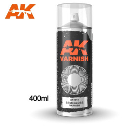 SPRAY BARNIZ SATINADO 400 ml - AK 1014