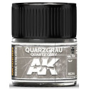 PINTURA REAL COLORS QUARZ GREY (10 ml) - AK Interactive RC216