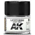 PINTURA REAL COLORS LIGHT GREY RAL7035 (10 ml) - AK Interactive RC214