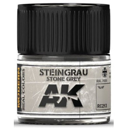 PINTURA REAL COLORS STONE GREY RAL7030 (10 ml) - AK Interactive RC213