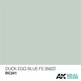 PINTURA REAL COLORS DUCK EGG BLUE FS35622 10 ml - AK Interactive RC241