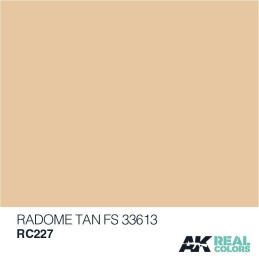 PINTURA REAL COLORS RADOME TAN FS33613 10 ml - AK Interactive RC227