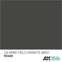 PINTURA REAL COLORS US ARMY HELO DRAB FS4031 10 ml - AK Interactive RC229