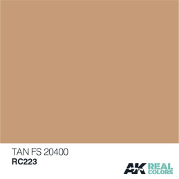 PINTURA REAL COLORS TAN FS20400 10 ml - AK Interactive RC223