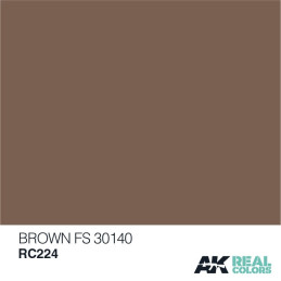 PINTURA REAL COLORS BROWN FS30140 10 ml - AK Interactive RC224