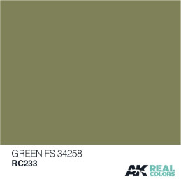 PINTURA REAL COLORS GREEN FS34258 10 ml - AK Interactive RC233