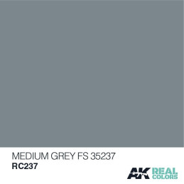 PINTURA REAL COLORS MEDIUM GREY FS35237 10 ml - AK Interactive RC237