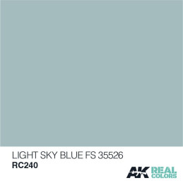 PINTURA REAL COLORS LIGHT SKY BLUE FS35526 10 ml - AK Interactive RC240