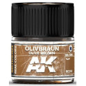 PINTURA REAL COLORS OLIVE BROWN RAL8008 (10 ml) - AK Interactive RC218