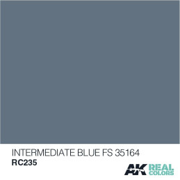 PINTURA REAL COLORS INTERMEDIATE BLUE FS35164 10 ml - AK Interactive RC235