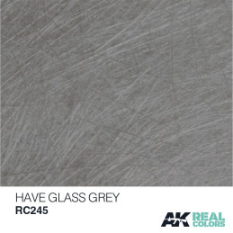 PINTURA REAL COLORS HAVE GLASS GREY 10 ml - AK Interactive RC245