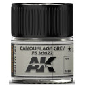 PINTURA REAL COLORS CAMOUFLAGE GREY  (10 ml) - AK Interactive RC254