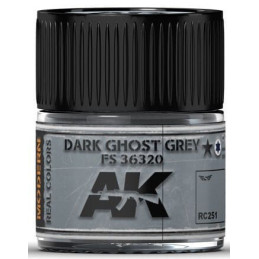 PINTURA REAL COLORS DARK GHOST GREY FS36320 (10 ml) - AK Interactive RC251