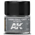 PINTURA REAL COLORS DARK GULL GREY  (10 ml) - AK Interactive RC247