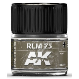 PINTURA REAL COLORS RLM75 (10 ml) - AK RC279