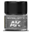 PINTURA REAL COLORS NEUTRAL GREY 43 (10 ml) - AK RC261