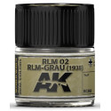 PINTURA REAL COLORS RLM-GRAU RLM02 1938 (10 ml) - AK RC265