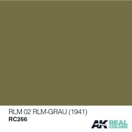 PINTURA REAL COLORS RLM-GRAU RLM02 - 1941 10 ml - AK RC266