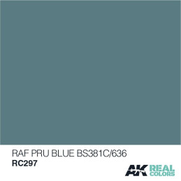 PINTURA REAL COLORS RAF PRU BLUE BS381C/636 10 ml - AK RC297