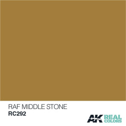 PINTURA REAL COLORS RAF MIDDLE STONE 10 ml - AK Interactive RC292