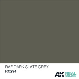 PINTURA REAL COLORS RAF DARK SLATE GREY 10 ml - AK Interactive RC294