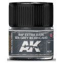 PINTURA REAL COLORS EXTRA DARK SEA GREY  BS381C/ 640 (10 ml) - AK Interactive RC295