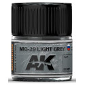 PINTURA REAL COLORS MIG-29 LIGHT GREY (10 ml) - AK Interactive RC337