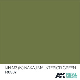 PINTURA REAL COLORS IJN M3 M NAKAJIMA INTERIOR GREEN 10 ml - AK RC307