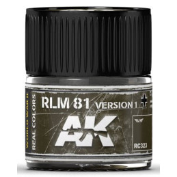 PINTURA REAL COLORS RLM81 - Version 1 (10 ml) - AK RC323