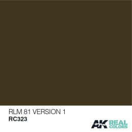 PINTURA REAL COLORS RLM81 - Version 1 10 ml - AK RC323