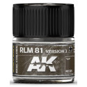 PINTURA REAL COLORS RLM81 - Version 3 (10 ml) - AK RC325