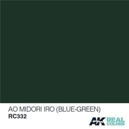 PINTURA REAL COLORS AO MIDORI IRO - Blue Green 10 ml - AK RC332