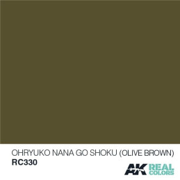 PINTURA REAL COLORS OHRYOKU NANA GO SHOKU - Olive Green 10 ml - AK RC330