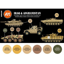 AFV Serie: IRAQ y AFGHANISTAN AFV COLORS 3G - AK Interactive 11655