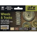 SET MODEL AIR WHEELS & TRACKS - (6 BOTES) VALLEJO 71213