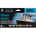 SET COLORES TITANIC - Acrylicos Vallejo 71646