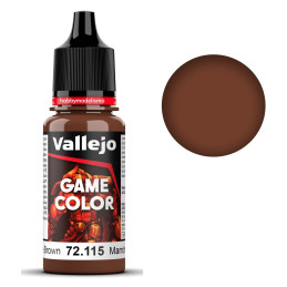 PINTURA ACRILICA MARRON MUGRE (18 ml)  - Acrilicos Vallejo 72115