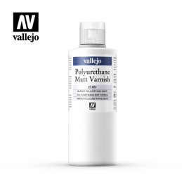 BARNIZ POLIURETANO MATE 200 ml - Acrilicos Vallejo 27651