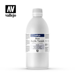 BARNIZ ACRILICO PERMANENTE MATE 500 ml - Acrylicos Vallejo 28518