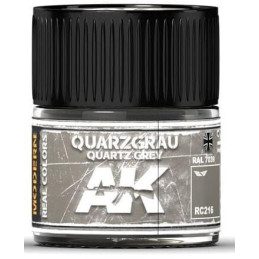 PINTURA REAL COLORS SILK GREY (10 ml) - AK Interactive RC217