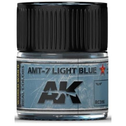 PINTURA REAL COLORS AMT-7 LIGHT BLUE (10 ml) - AK Interactive RC316