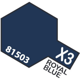 PINTURA ACRILICA AZUL REAL BRILLANTE X-3 (10 ml)