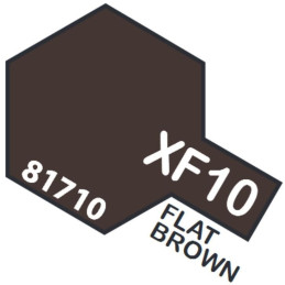 PINTURA ACRILICA MARRON MATE XF-10 (10 ml)