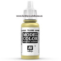 PINTURA ACRILICA AMARILLO LASUR (17 ml) Nº12 VALLEJO MODEL COLOR