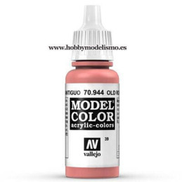 PINTURA ACRILICA ROSA ANTIGUO (17 ml) Nº39 VALLEJO MODEL COLOR