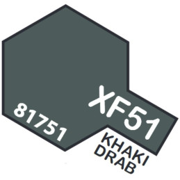 PINTURA ACRILICA KHAKI DRAB MATE XF-51 (10 ml)