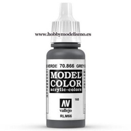 PINTURA ACRILICA GRIS VERDE (17 ml) Nº165  ACRILICO VALLEJO GAME COLOR