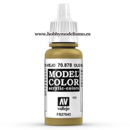 PINTURA ACRILICA ORO VIEJO (17 ml)  ACRILICO VALLEJO MODEL COLOR