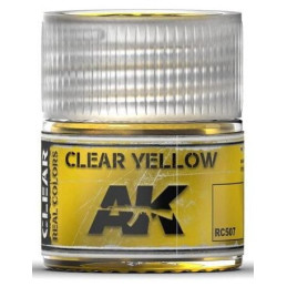 PINTURA REAL COLORS AMARILLO TRANSPARENTE (10 ml) - AK RC507