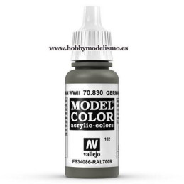 PINTURA ACRILICA UNIFORME ALEMAN (17 ml) Nº102 FS34086 RAL7009